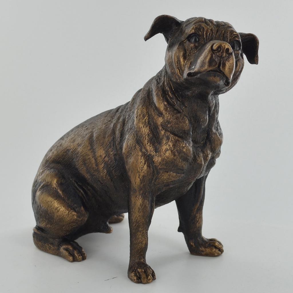 Staffordshire Bull Terrier Figurine Statue Sculpture Ornament Staffie