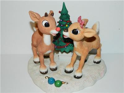 rudolph and clarice figurine