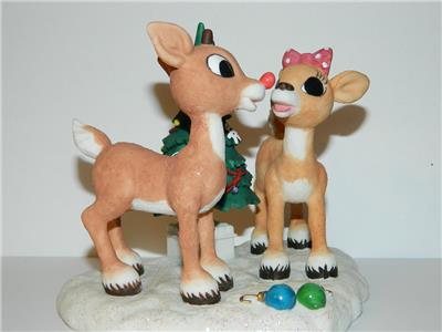 rudolph and clarice figurine