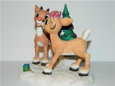 rudolph and clarice figurine