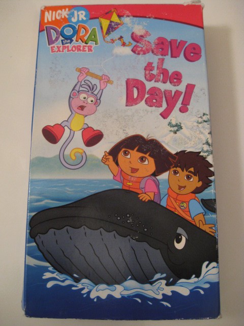 Nickelodeon Nick Jr Dora The Explorer Save The Day VHS Video Fun Diego ...