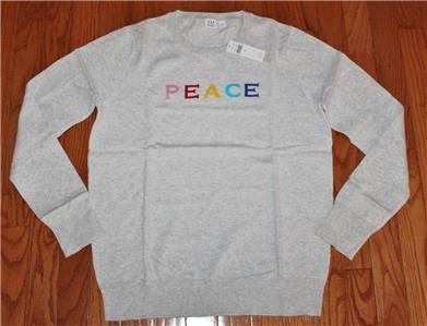 gap peace sweater
