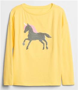 girls gold sequin shirt