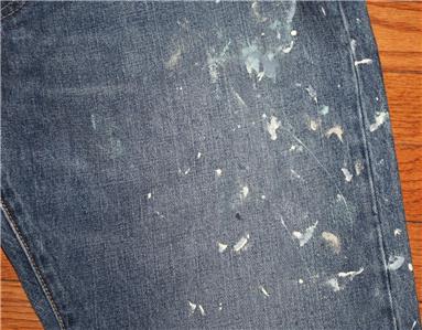 polo paint splatter jeans