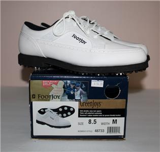 NEW BOX FootJoy FJ Womens GreenJoys GOLF White Shoes Sneaker