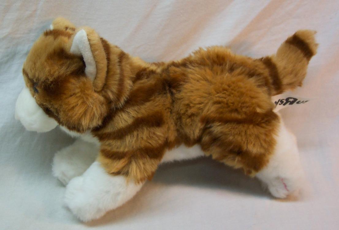 Toys R Us Orange White Tabby Cat 10 Plush Stuffed Animal Toy Ebay