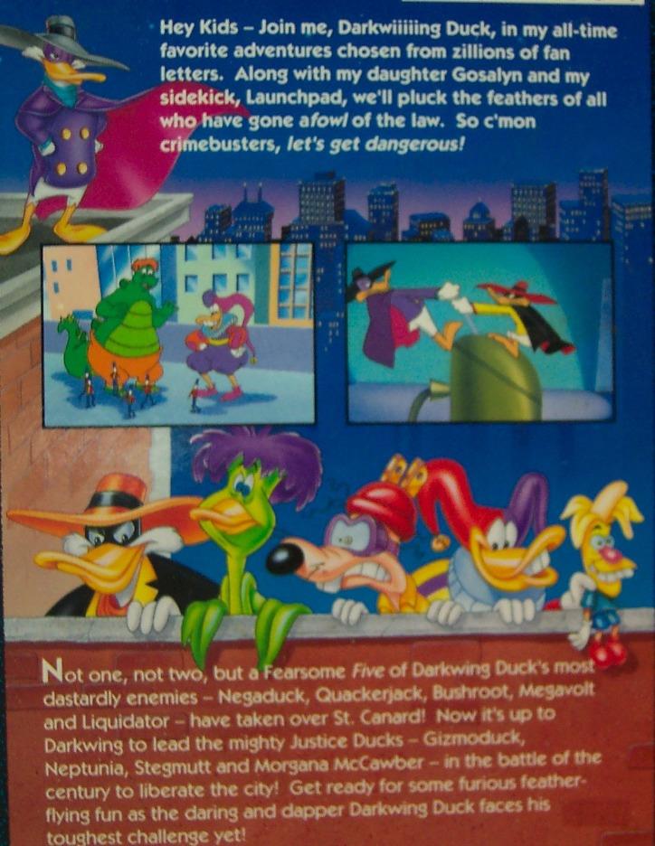 Walt Disney DARKWING DUCK Justice Ducks Unite VHS VIDEO FAVORITE ADVENTURES 1993 eBay