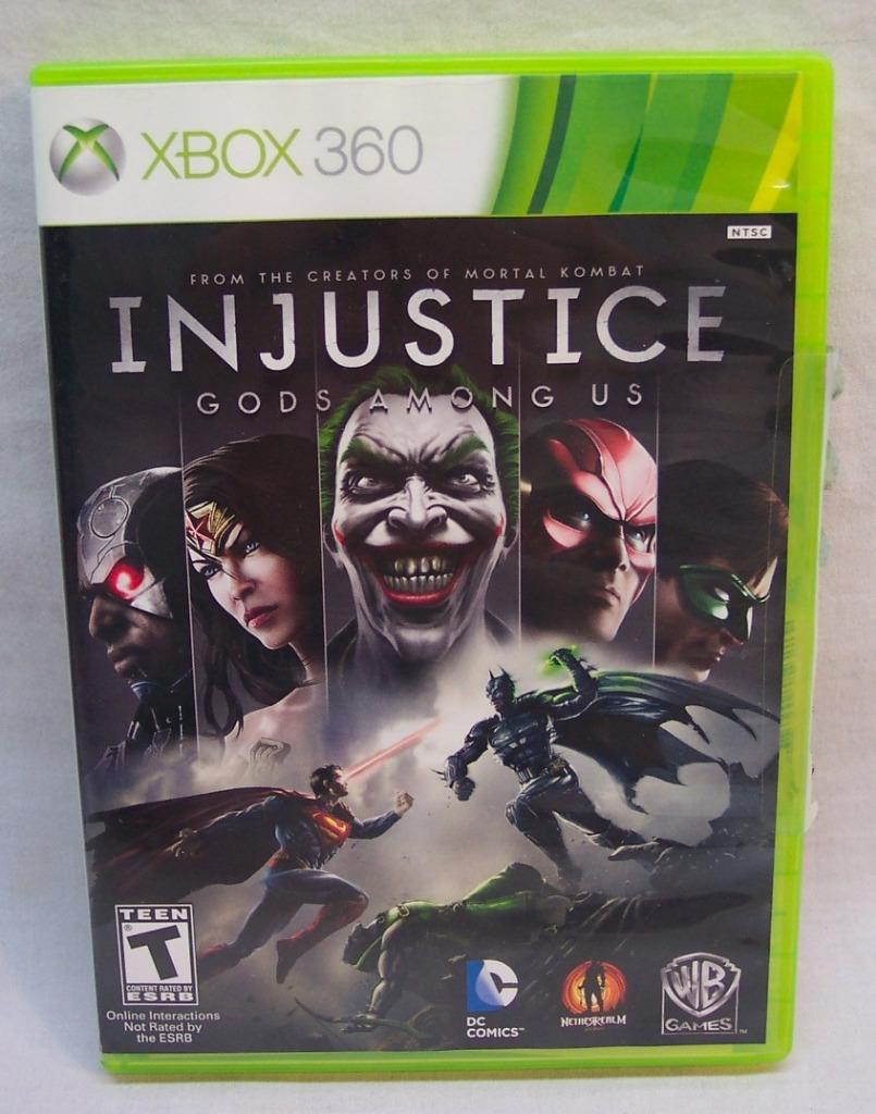 Injustice Gods Among Us Microsoft Xbox 360 Video Game Batman Dc Comics 883929265978 Ebay