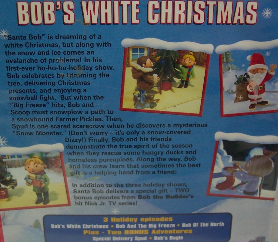 BOB THE BUILDER Bobs White Christmas DVD 2002 BRAND NEW 45986240033 eBay