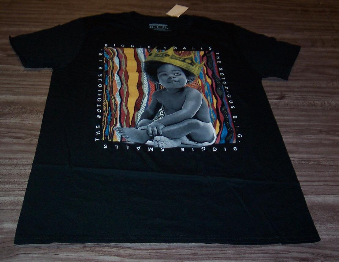 NOTORIOUS BIG Biggie Smalls T-Shirt MENS SMALL RAP HIPHOP NEW w