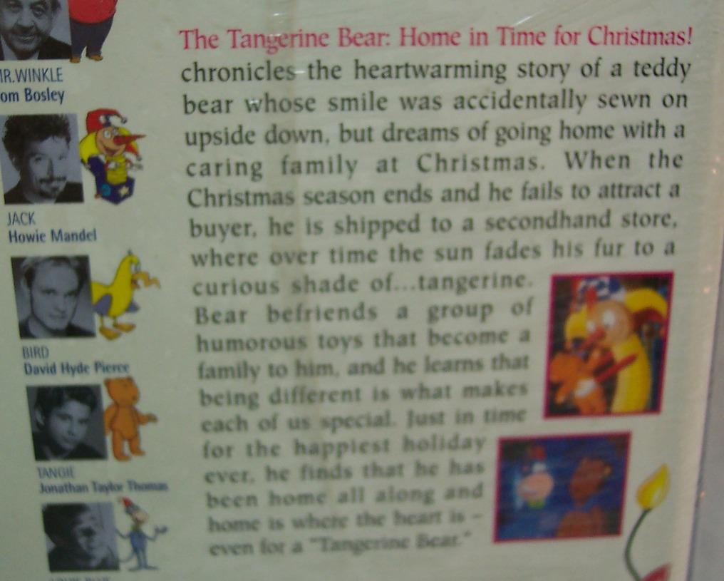tangerine bear christmas