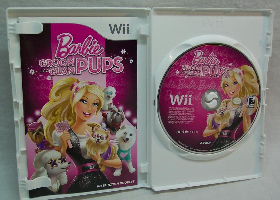 Barbie: GROOM AND GLAM PUPS Nintendo Wii Game 2010 785138303857| eBay