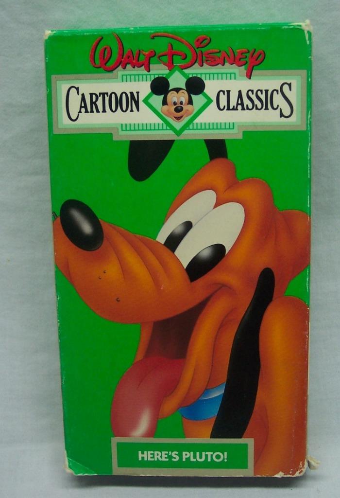 Walt Disney Cartoon Classics HERE'S PLUTO VHS VIDEO 12257528039 | eBay