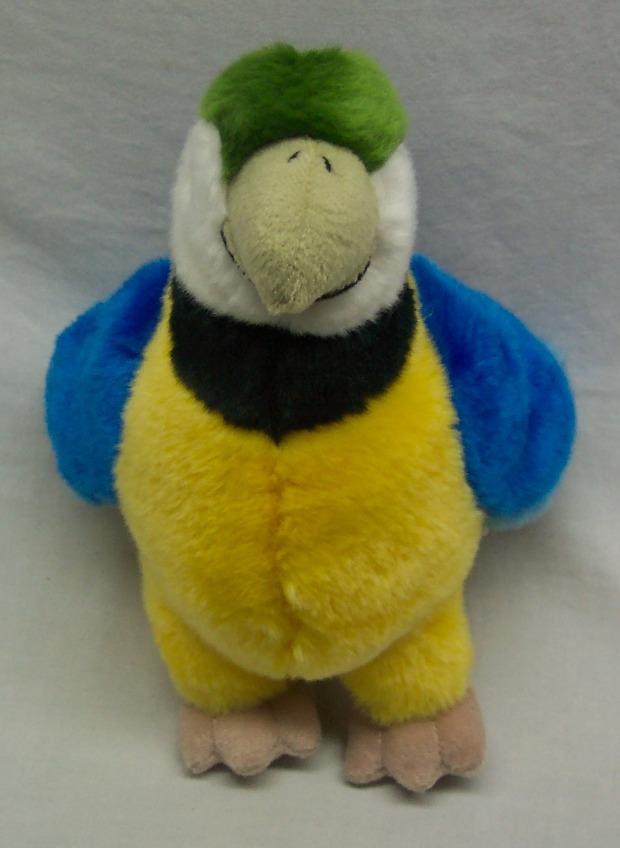 blue macaw stuffed toy