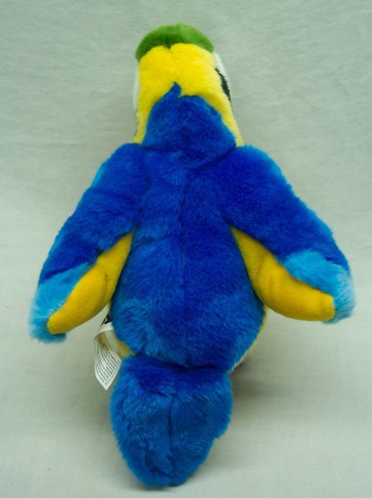 blue macaw stuffed toy