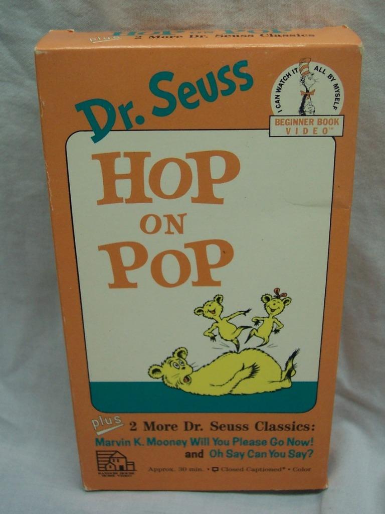 Dr Seuss Hop On Pop Vhs