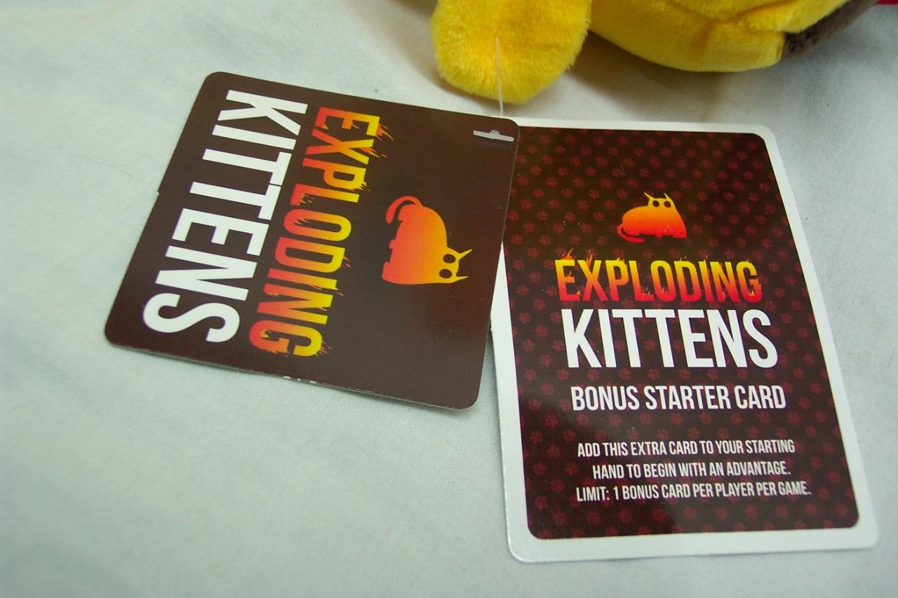 exploding kittens plush