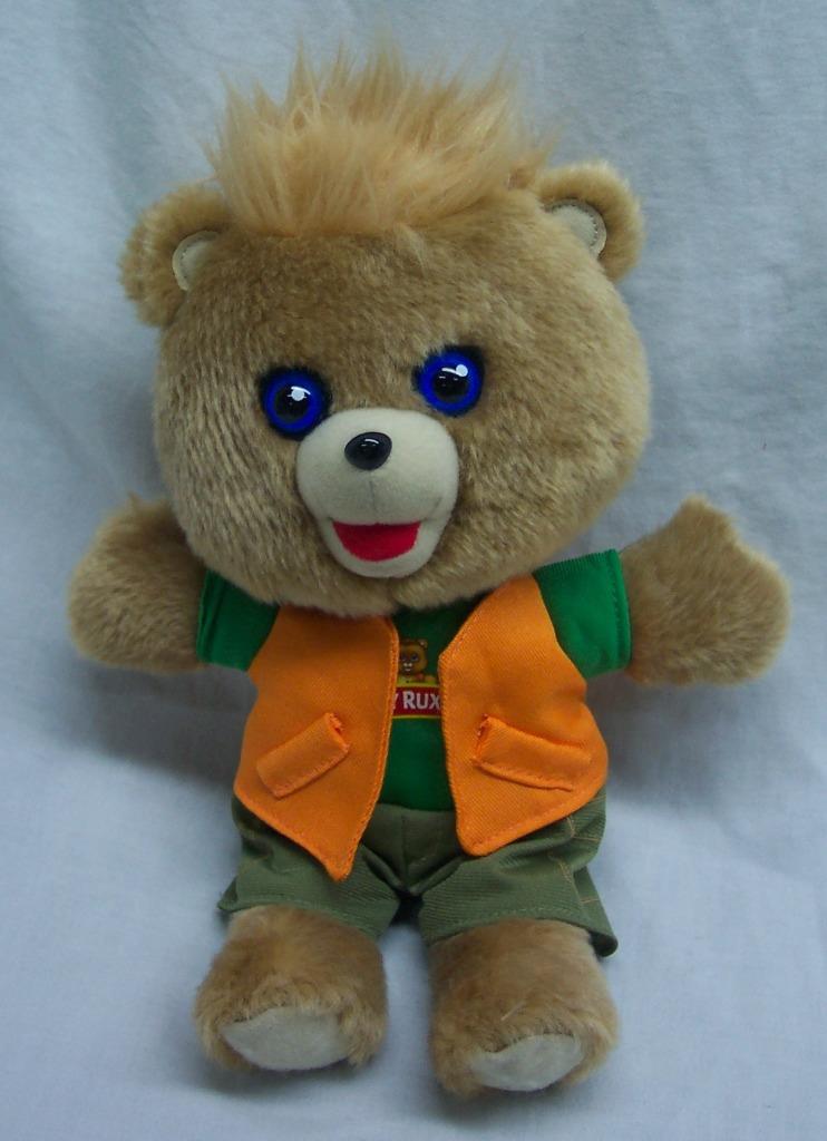 teddy ruxpin electronic plush figure toy talking bear