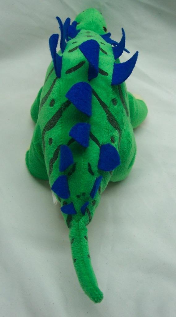 green stegosaurus plush