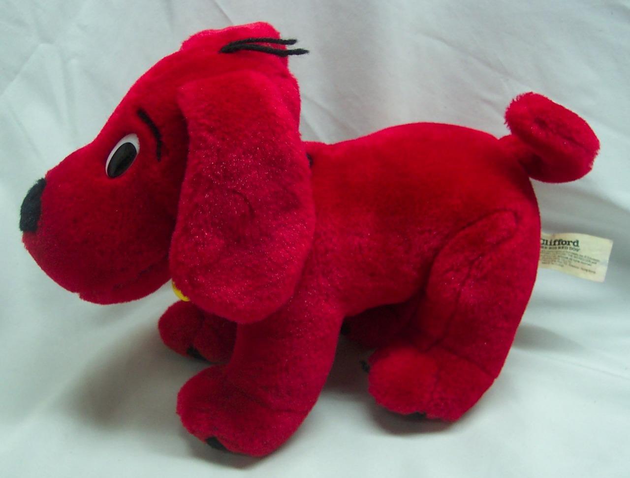 red dog plush toy