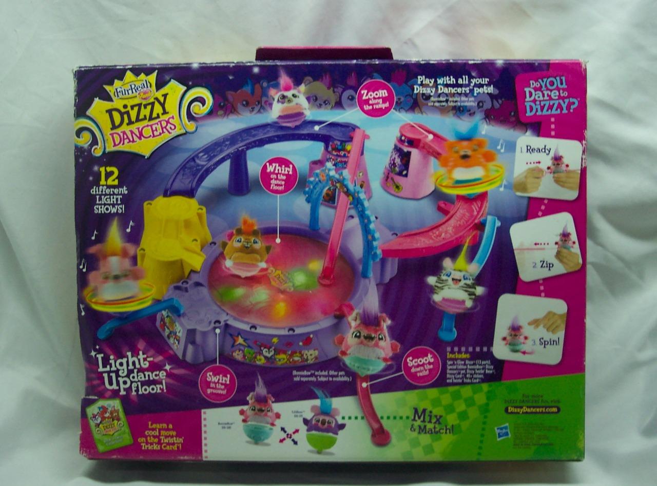 Fur Real Friends DIZZY DANCERS Spin 'N Glow Disco TOY SET NEW