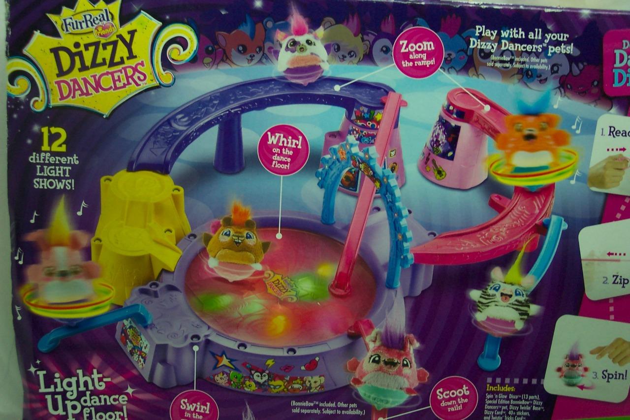 Fur Real Friends DIZZY DANCERS Spin 'N Glow Disco TOY SET NEW