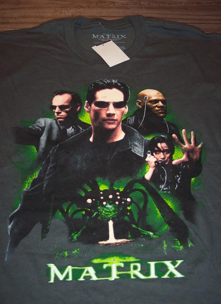 THE MATRIX T-Shirt Mens MEDIUM NEW w/ tag Movie NEO | eBay