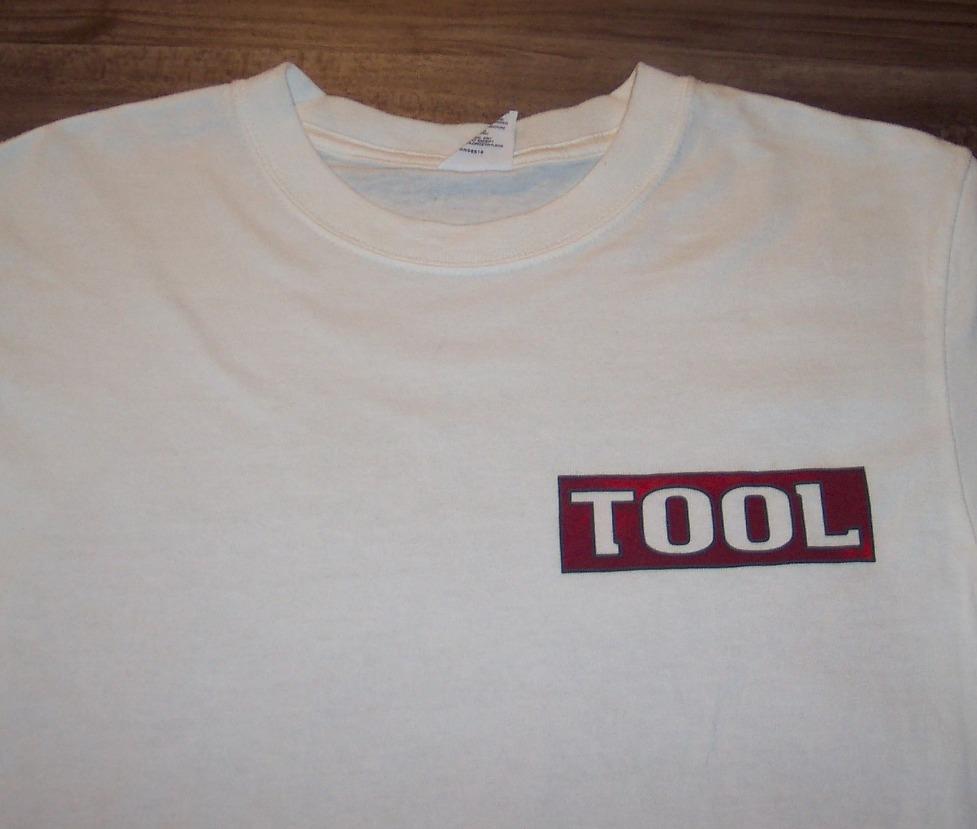 VINTAGE TOOL TOUR Concert T-Shirt MENS SMALL METAL BAND Los