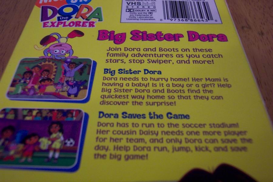 Dora The Explorer Big Sister Dora Vhs Video Tape 2005 - vrogue.co