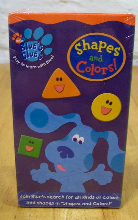 Blue's Clues SHAPES and COLORS! VHS VIDEO NEW | eBay
