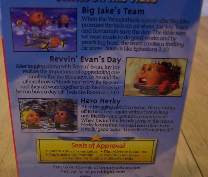 Jay Jay The Jet Plane Together Teamwork Vhs Video New On Popscreen