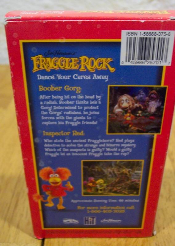 FRAGGLE ROCK Dance Your Cares Away VHS VIDEO | eBay