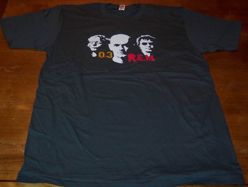 2003s R.E.M. tour-T-Shirt