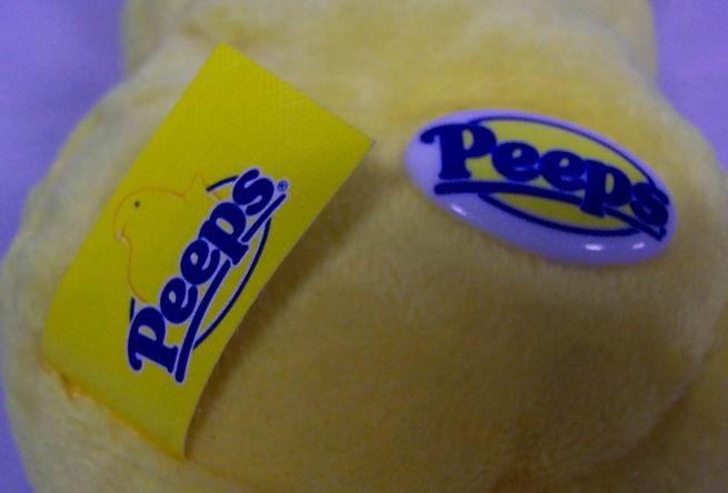 yellow bunny peep plush