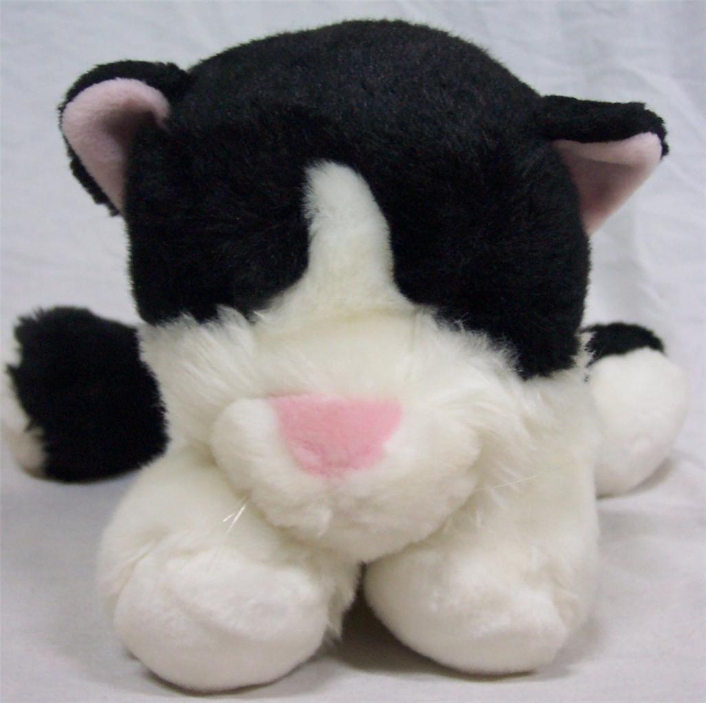 Animal Alley Black And White Cat 13 Plush Stuffed Animal Toy Ebay