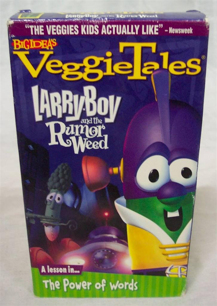 Veggie Tales LARRY-BOY AND THE RUMOR WEED VHS VIDEO | eBay