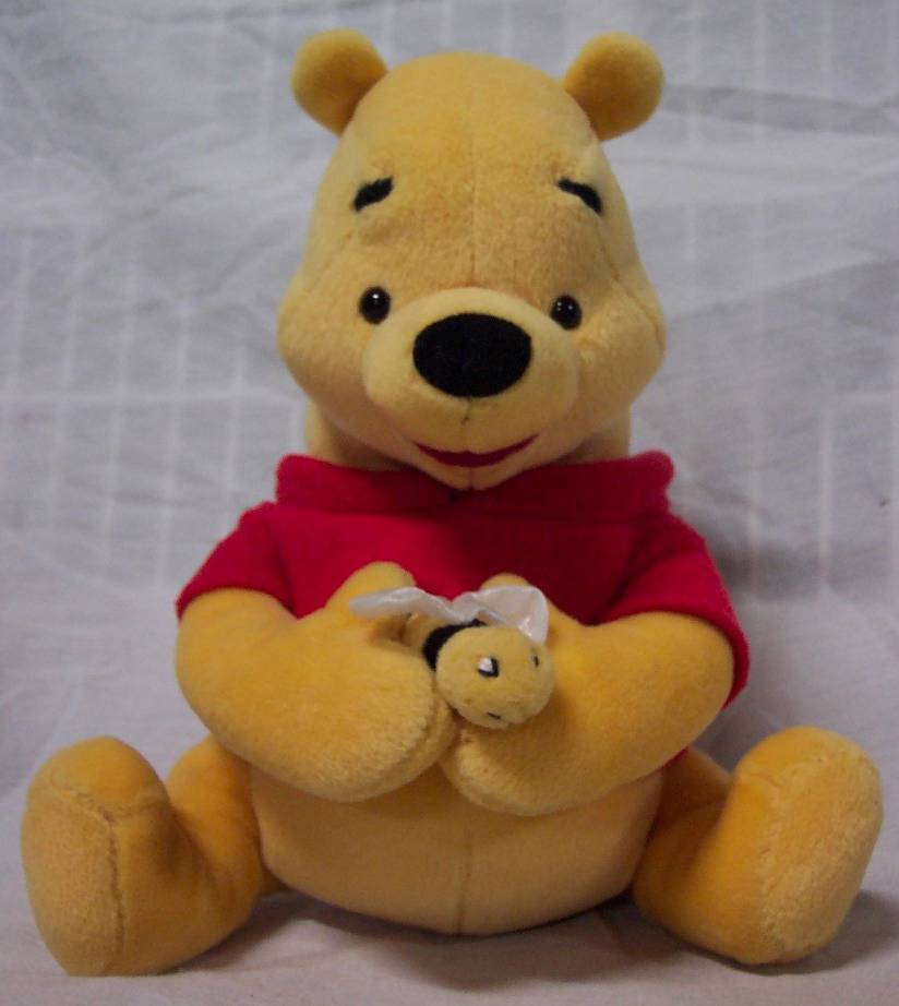 angry pooh bear plush