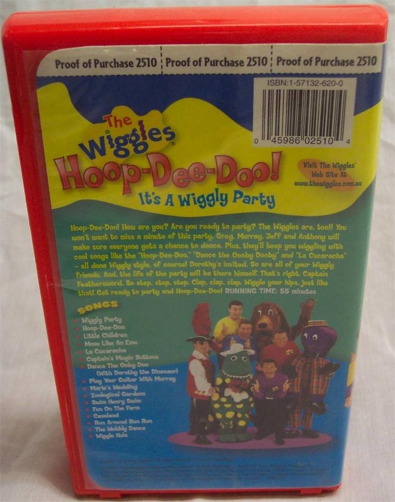 The Wiggles HOOP-DEE-DOO It's A Wiggly Party VHS VIDEO | eBay