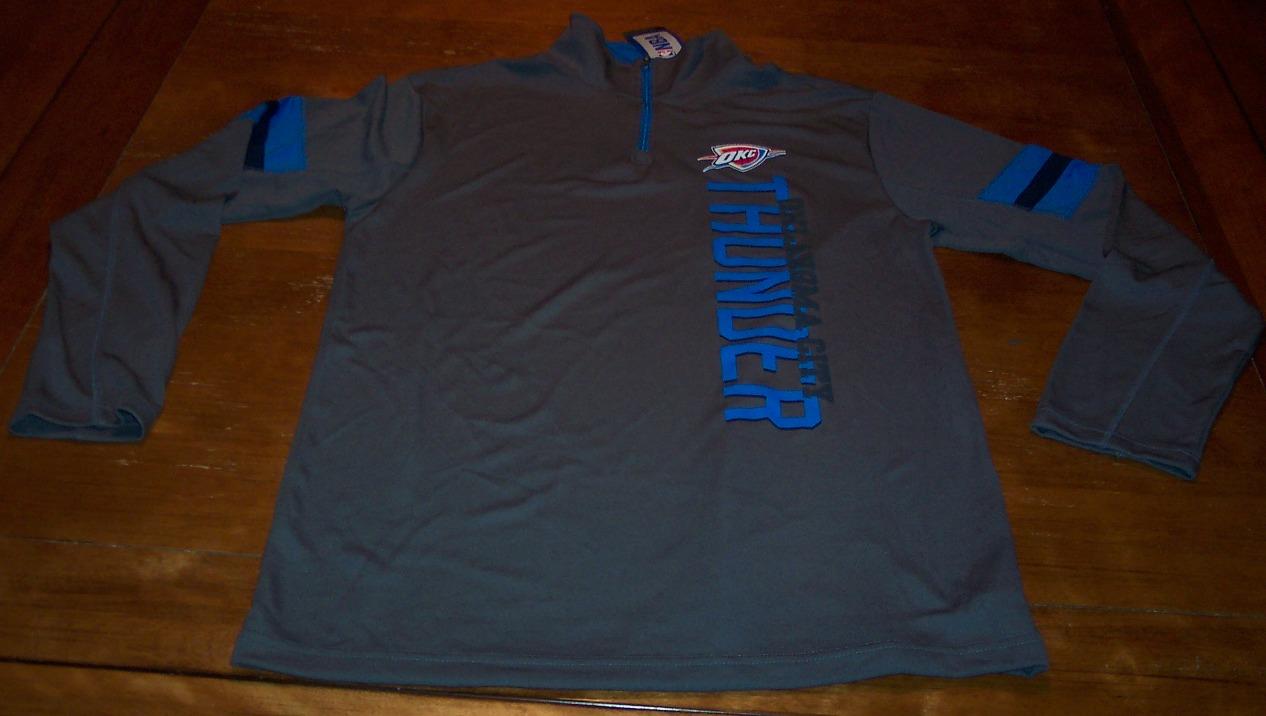 oklahoma city thunder warm up shirt