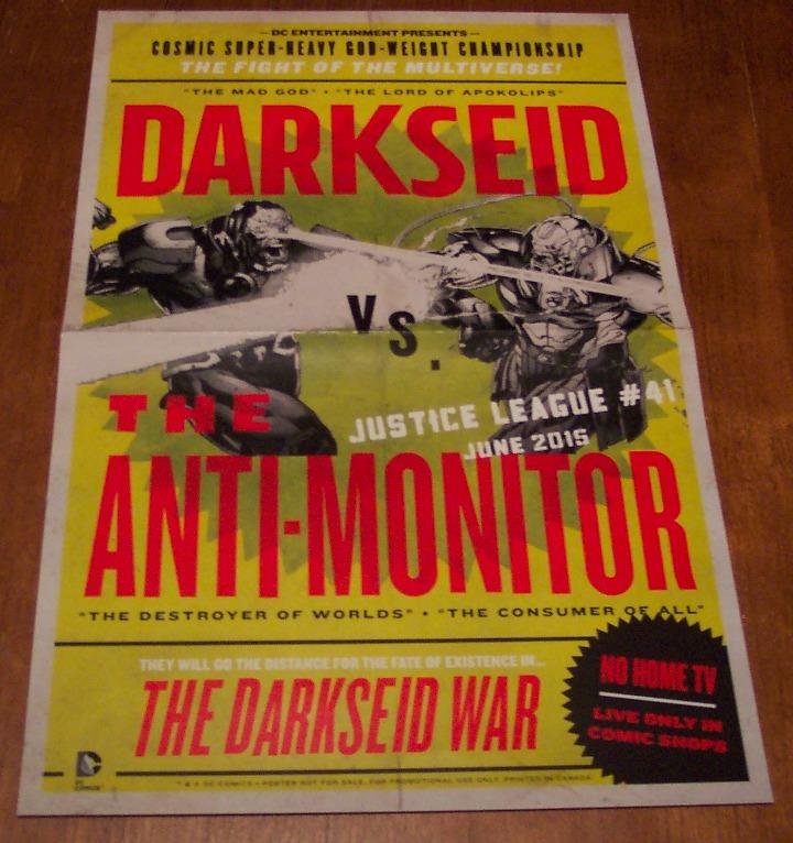 Darkseid Vs Anti Monitor Boxing Dc Comics Justice League Poster 11 X 17 New Ebay Find this pin and more on justice league darkseid war by unrealized thoughts. ebay