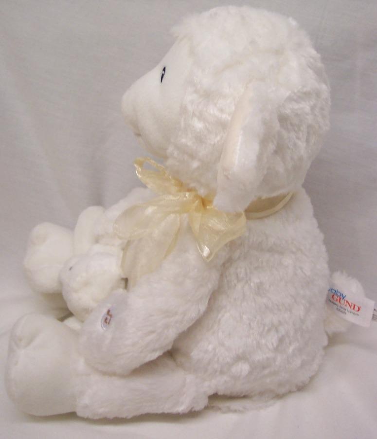 Baby Gund SOFT WHITE TALKING NURSERY TIME LAMB 10