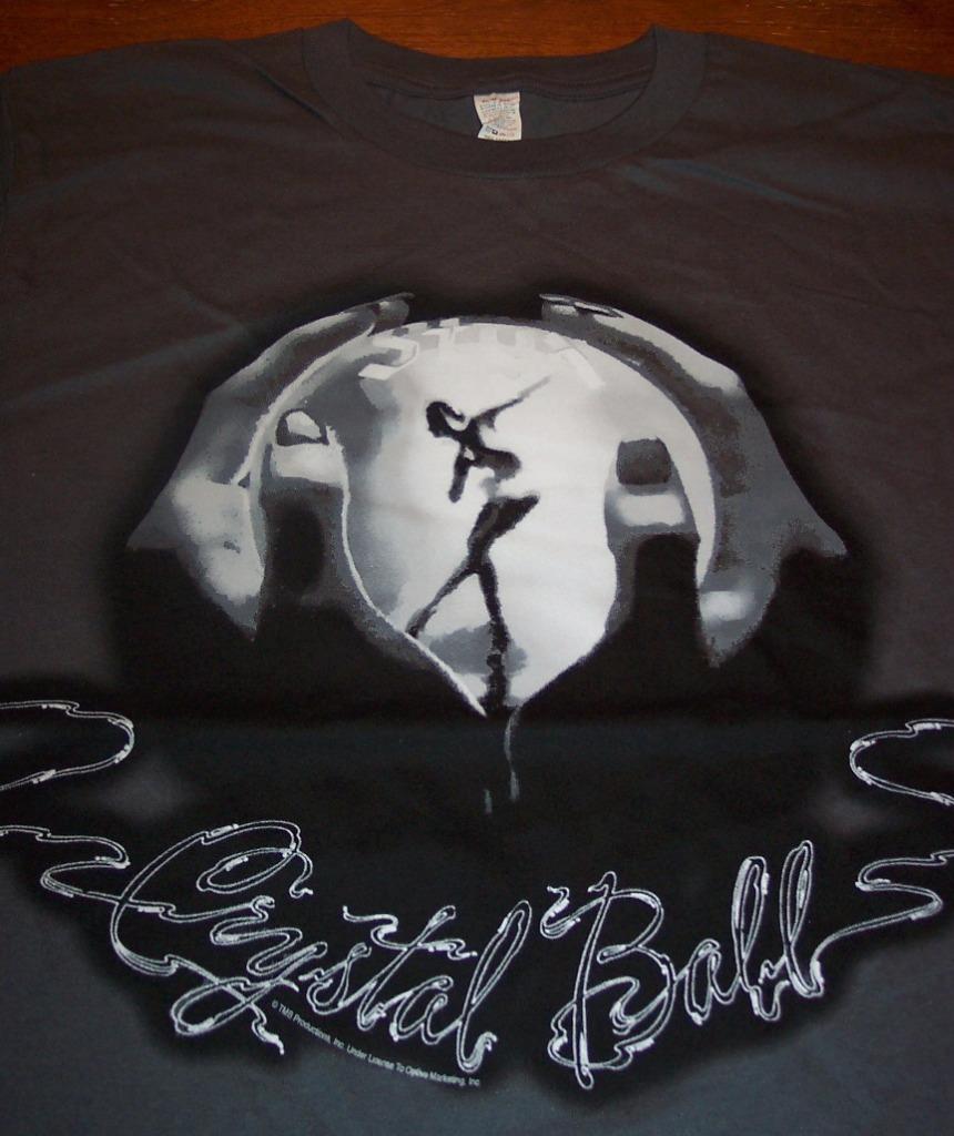 STYX CRYSTAL BALL DANCER Hard Rock BAND CLASSIC ROCK Band Concert TOUR T-Shirt