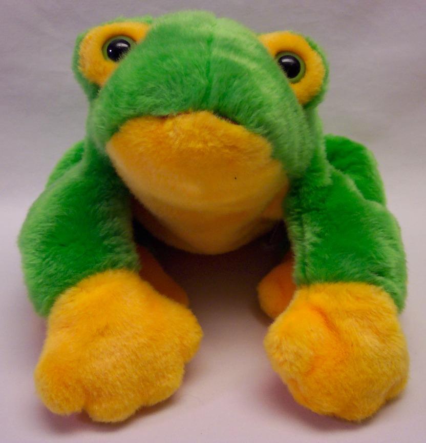stuffed frog with heart