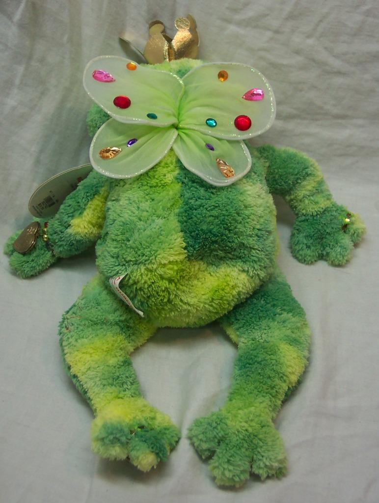 Aurora SOFT CROWNED FILBERT PRINCE FROG W/ JEWELRY 14" Plush Stuffed Animal NEW 92943140653 eBay