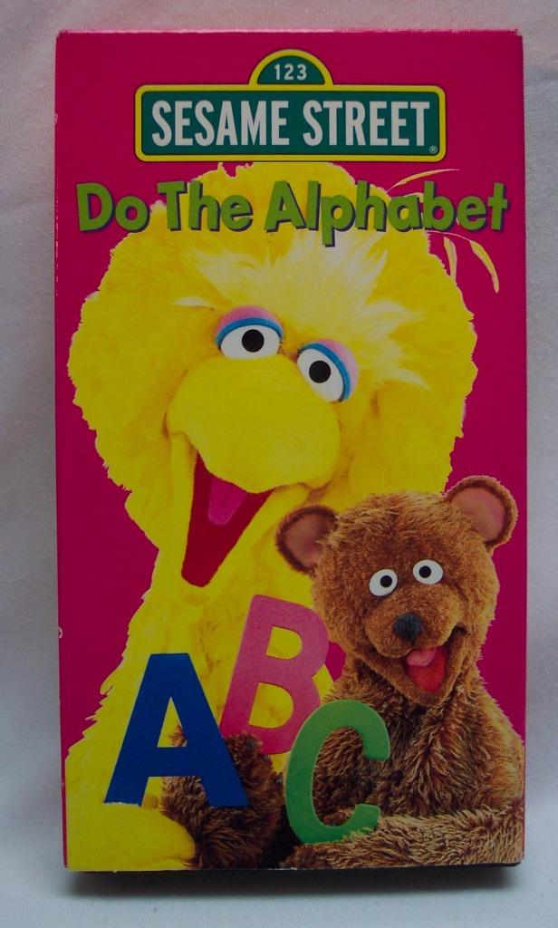 Sesame Street The Alphabet Game Vhs Tape
