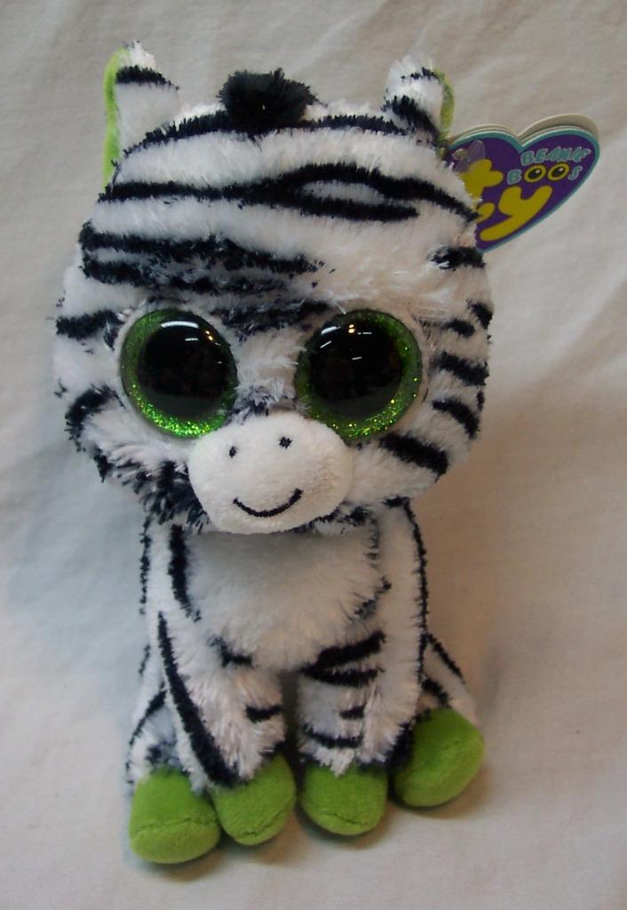 big zebra stuffed animal