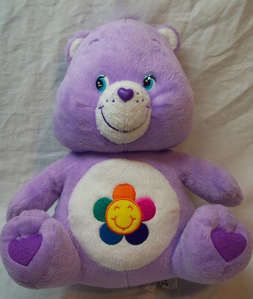 Care Bears Purple Harmony Bear 10 Plush Stuffed Animal Toy Ebay