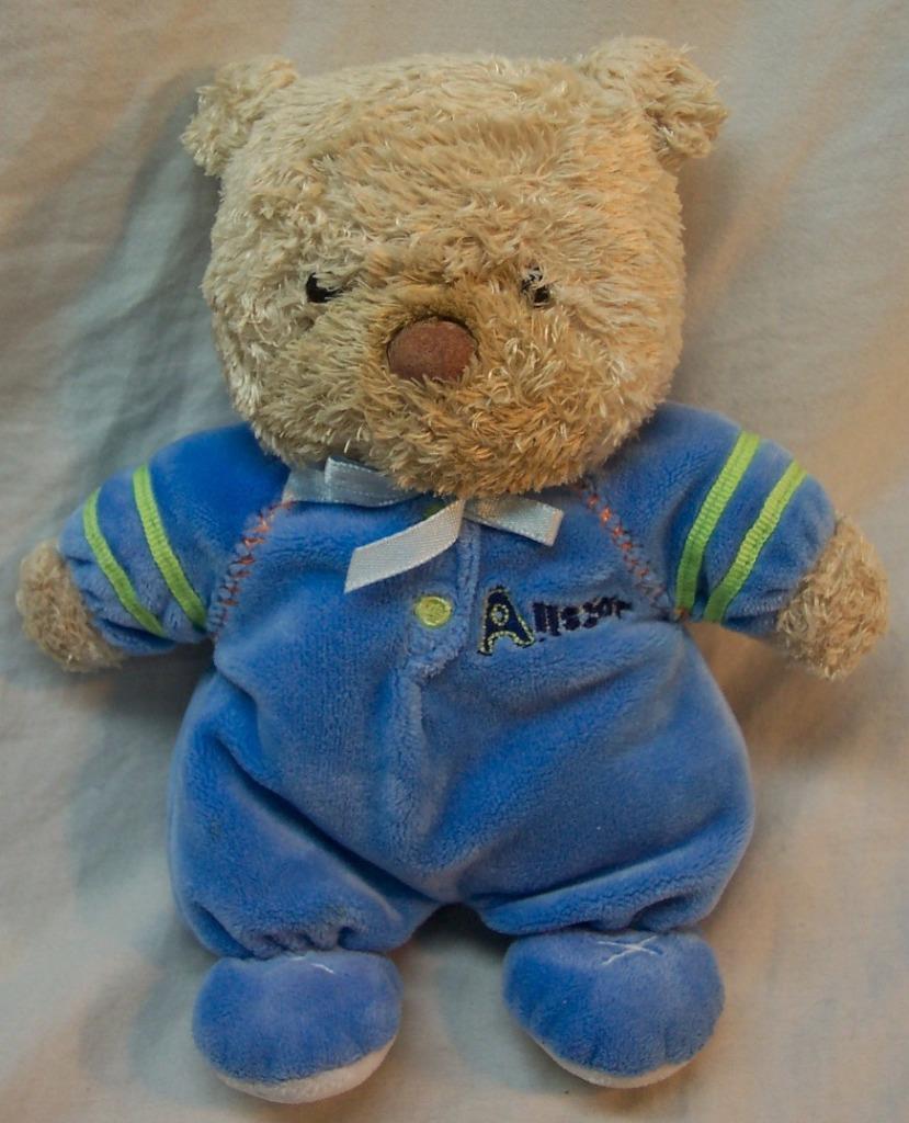 Allstar Teddy Bear Carters Child of Mine Plush Baby Lovey Blue Stuffed Animal