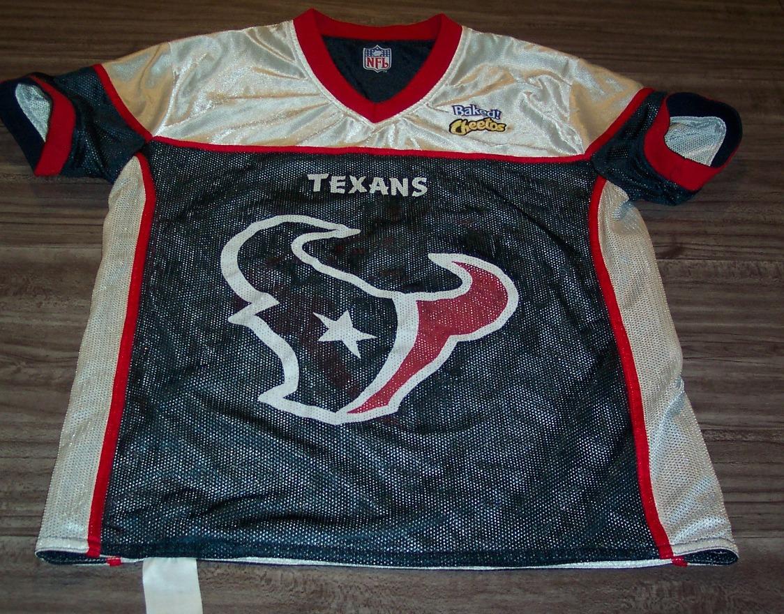 HOUSTON TEXANS REVERSIBLE NFL FLAG FOOTBALL JERSEY ADULT SMALL eBay