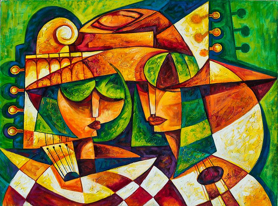 NEW ***SALAZAR 51 Original CUBAN Fine ART Signed Painting CUBA Latin | eBay